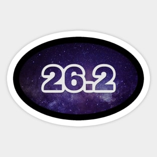 Space Marathon 26 2 Sticker